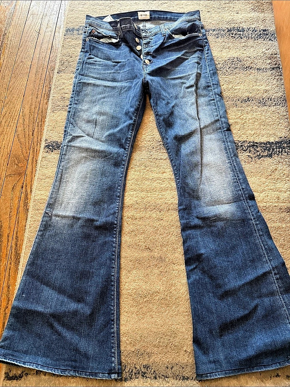 Hudson Jodi High Waist Flare High Waist Flare Jeans Blue Waist 30